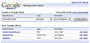 Google Alerts